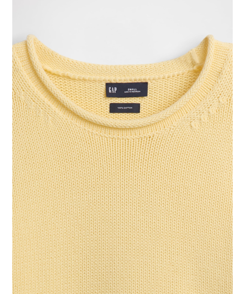 GAP（ギャップ）の「コットン100% ロールネックセーター（ニット/セーター・レディース・ブルー/オフホワイト/イエロー/グリーン/ピンク/ライトブルー・XS/S/M/L/XL/XXS）」の19枚目の写真
