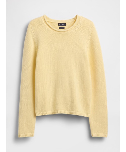 GAP(ギャップ)の「コットン100% ロールネックセーター(ニット/セーター・レディース・ブルー/オフホワイト/イエロー/グリーン/ピンク/ライトブルー・XS/S/M/L/XL/XXS)」の10枚目の写真