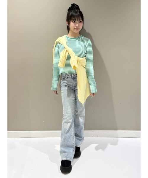 GAP(ギャップ)の「コットン100% ロールネックセーター(ニット/セーター・レディース・ブルー/オフホワイト/イエロー/グリーン/ピンク/ライトブルー・XS/S/M/L/XL/XXS)」の14枚目の写真
