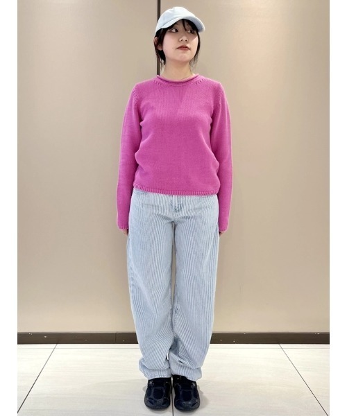 GAP(ギャップ)の「コットン100% ロールネックセーター(ニット/セーター・レディース・ブルー/オフホワイト/イエロー/グリーン/ピンク/ライトブルー・XS/S/M/L/XL/XXS)」の18枚目の写真