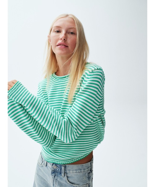 GAP(ギャップ)の「コットン100% ロールネックセーター(ニット/セーター・レディース・ブルー/オフホワイト/イエロー/グリーン/ピンク/ライトブルー・XS/S/M/L/XL/XXS)」の19枚目の写真