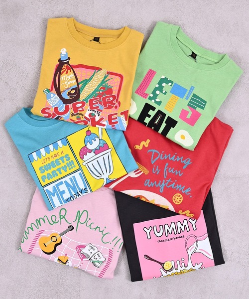 Life Support Products(ライフサポートプロダクツ)の「【防汚加工】半袖プリントTシャツ(Tシャツ/カットソー・キッズ・ターコイズブルー/レッド/ピンク/ライトグリーン/チャコール/イエロー・80/90/95/100/110/120/130/140/150)」の19枚目の写真