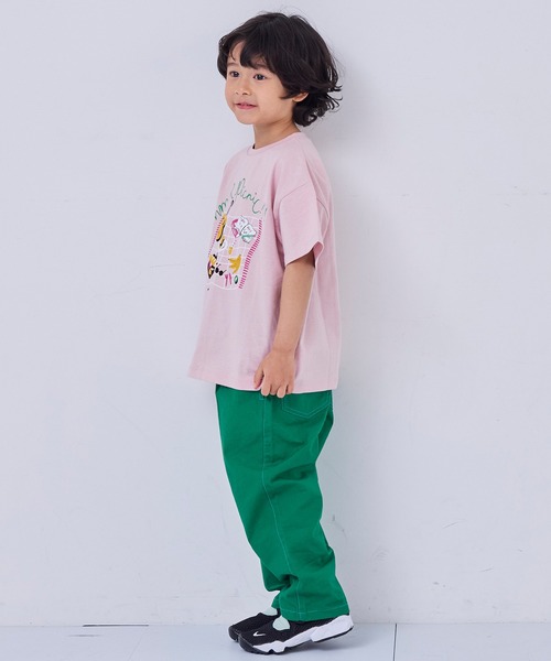 Life Support Products(ライフサポートプロダクツ)の「【防汚加工】半袖プリントTシャツ(Tシャツ/カットソー・キッズ・ターコイズブルー/レッド/ピンク/ライトグリーン/チャコール/イエロー・80/90/95/100/110/120/130/140/150)」の8枚目の写真