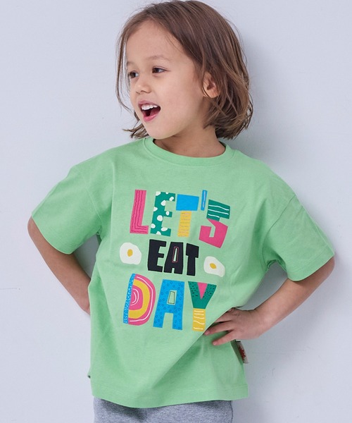 Life Support Products(ライフサポートプロダクツ)の「【防汚加工】半袖プリントTシャツ(Tシャツ/カットソー・キッズ・ターコイズブルー/レッド/ピンク/ライトグリーン/チャコール/イエロー・80/90/95/100/110/120/130/140/150)」の20枚目の写真