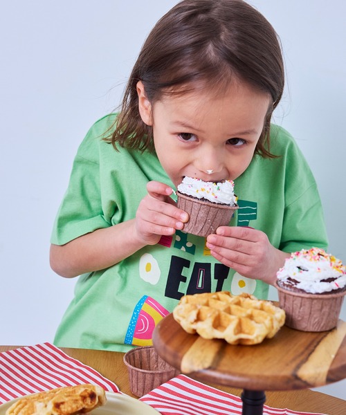 Life Support Products(ライフサポートプロダクツ)の「【防汚加工】半袖プリントTシャツ(Tシャツ/カットソー・キッズ・ターコイズブルー/レッド/ピンク/ライトグリーン/チャコール/イエロー・80/90/95/100/110/120/130/140/150)」の22枚目の写真