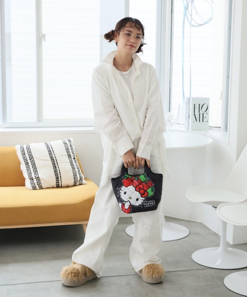 sanrio(サンリオ)の「サンリオ 中綿ミニキルティングトート(トートバッグ・レディース・ブラック系その他/ホワイト系その他2/その他/ホワイト系その他・FREE)」の4枚目の写真