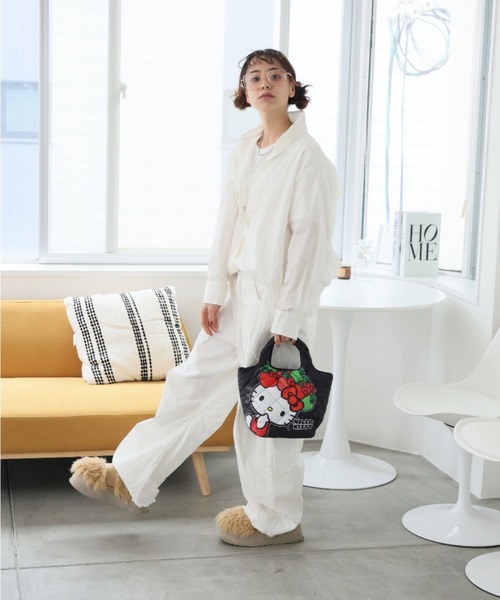 sanrio(サンリオ)の「サンリオ 中綿ミニキルティングトート(トートバッグ・レディース・ブラック系その他/ホワイト系その他2/その他/ホワイト系その他・FREE)」の11枚目の写真