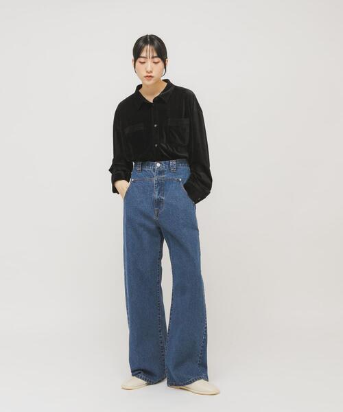 KBF（ケイビーエフ）の「センターシームフラットシューズ（パンプス・レディース・ブラック/アイボリー・36/38/37）」の5枚目の写真