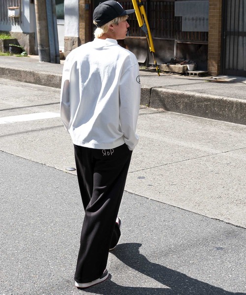 Felt-Maglietta（フェルトマリエッタ）の「[ROUXDI PERFE ルゥディパフィー]ロゴ刺繍ダンボールニットワイドパンツ（その他パンツ・メンズ・ブラック/チャコール・L-Long/L-Short/MEDIUM）」の19枚目の写真