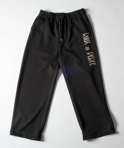 Felt-Maglietta（フェルトマリエッタ）の「[ROUXDI PERFE ルゥディパフィー]ロゴ刺繍ダンボールニットワイドパンツ（その他パンツ・メンズ・ブラック/チャコール・L-Long/L-Short/MEDIUM）」の20枚目の写真