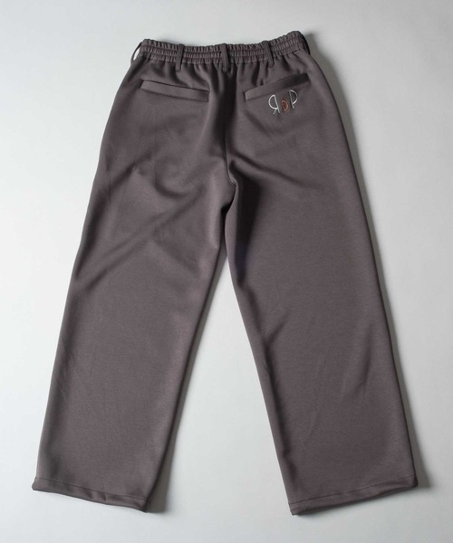 Felt-Maglietta（フェルトマリエッタ）の「[ROUXDI PERFE ルゥディパフィー]ロゴ刺繍ダンボールニットワイドパンツ（その他パンツ・メンズ・ブラック/チャコール・L-Long/L-Short/MEDIUM）」の8枚目の写真
