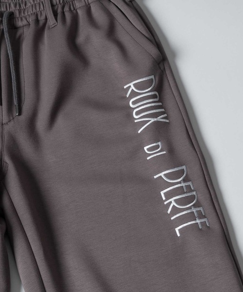Felt-Maglietta（フェルトマリエッタ）の「[ROUXDI PERFE ルゥディパフィー]ロゴ刺繍ダンボールニットワイドパンツ（その他パンツ・メンズ・ブラック/チャコール・L-Long/L-Short/MEDIUM）」の14枚目の写真