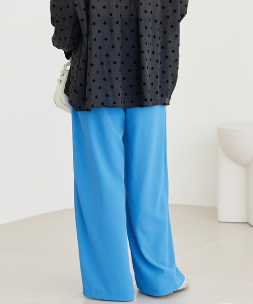 LAVEANGE(ラビアンジェ)の「カラーワイドパンツ(その他パンツ・レディース・ライトブルー/グリーン/ピンク・5L/4L/3L/LL/M)」の18枚目の写真