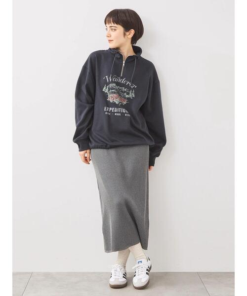 SM2（エスエムツー）の「リブニットスカート（スカート・レディース・グレー/ネイビー/ブラック・F）」の10枚目の写真