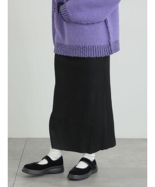 SM2（エスエムツー）の「リブニットスカート（スカート・レディース・グレー/ネイビー/ブラック・F）」の14枚目の写真