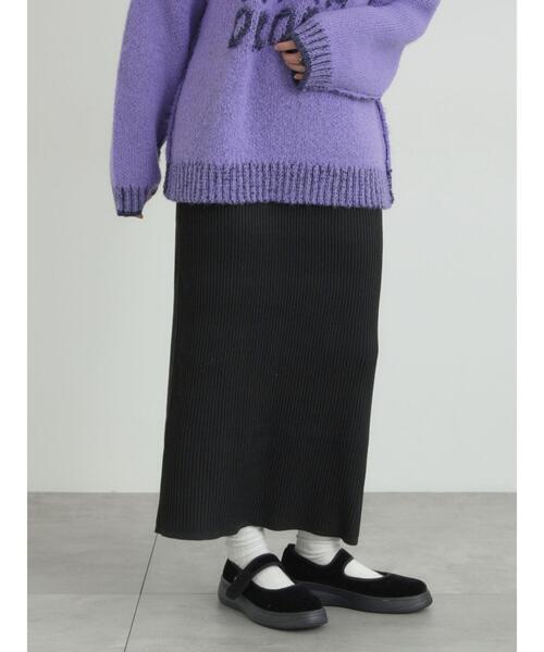 SM2（エスエムツー）の「リブニットスカート（スカート・レディース・グレー/ネイビー/ブラック・F）」の17枚目の写真