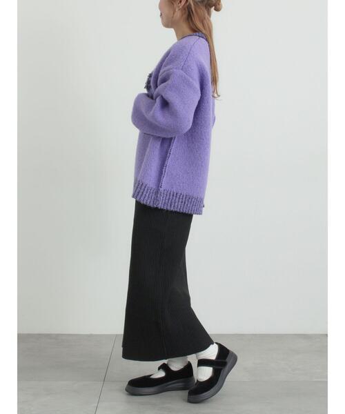 SM2（エスエムツー）の「リブニットスカート（スカート・レディース・グレー/ネイビー/ブラック・F）」の19枚目の写真