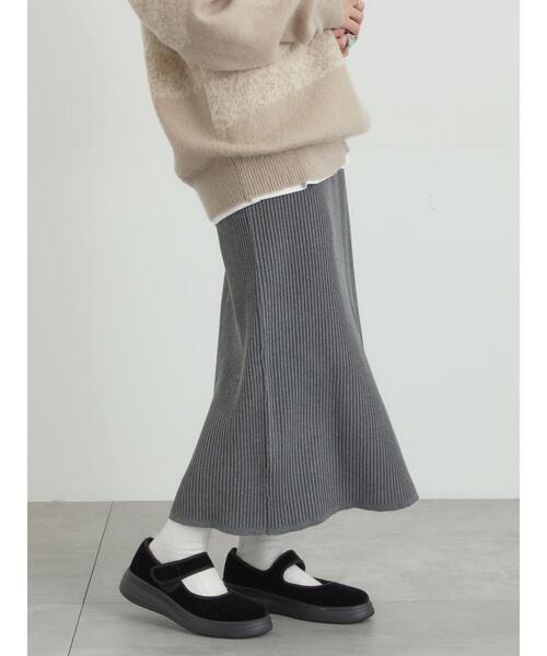 SM2（エスエムツー）の「リブニットスカート（スカート・レディース・グレー/ネイビー/ブラック・F）」の22枚目の写真