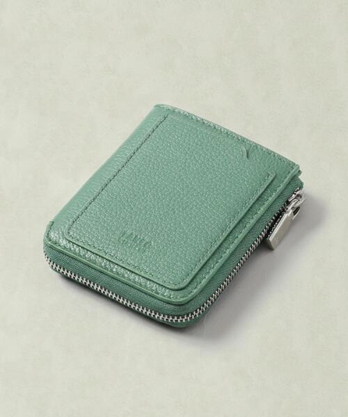 TAKEO KIKUCHI（タケオキクチ）の「【驚くべき収納力】カラードコンパクト財布（財布・メンズ・ネイビー/ブラック/ライトオレンジ系/ライトグリーン・00）」の2枚目の写真