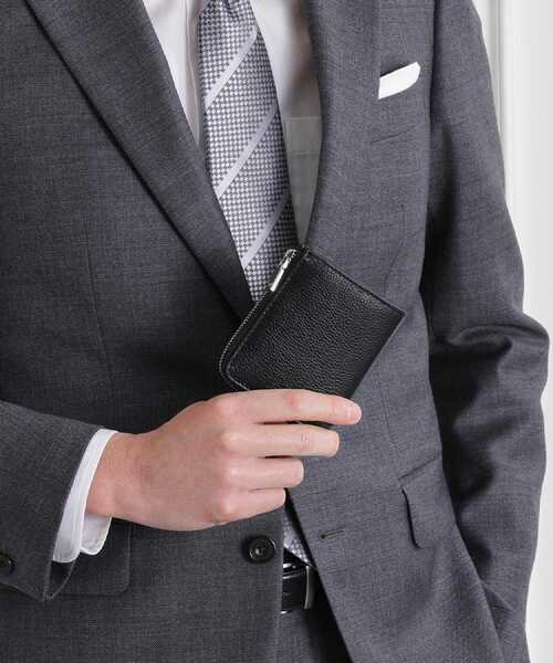 TAKEO KIKUCHI（タケオキクチ）の「【驚くべき収納力】カラードコンパクト財布（財布・メンズ・ネイビー/ブラック/ライトオレンジ系/ライトグリーン・00）」の11枚目の写真