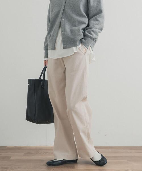 URBAN RESEARCH DOORS(アーバンリサーチドアーズ)の「『UR TECH』コーデュロイイージーパンツ|冬服/暖かい/吸光発熱/ウエストゴム/お出かけ/カジュアル(その他パンツ・レディース・ベージュ/アイボリー・MEDIUM/SMALL)」の8枚目の写真