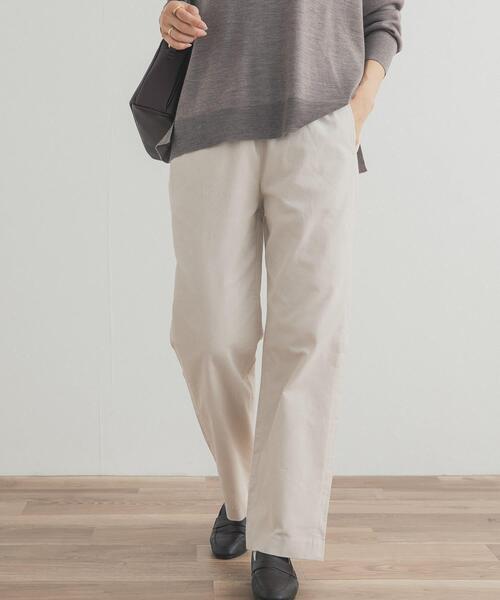 URBAN RESEARCH DOORS(アーバンリサーチドアーズ)の「『UR TECH』コーデュロイイージーパンツ|冬服/暖かい/吸光発熱/ウエストゴム/お出かけ/カジュアル(その他パンツ・レディース・ベージュ/アイボリー・MEDIUM/SMALL)」の17枚目の写真