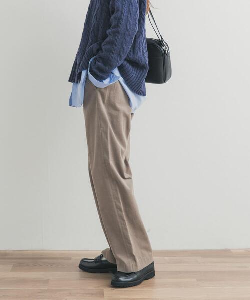 URBAN RESEARCH DOORS（アーバンリサーチドアーズ）の「『UR TECH』コーデュロイイージーパンツ（その他パンツ・レディース・ベージュ/アイボリー・MEDIUM/SMALL）」の4枚目の写真