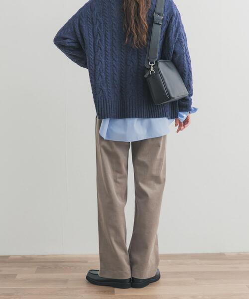 URBAN RESEARCH DOORS（アーバンリサーチドアーズ）の「『UR TECH』コーデュロイイージーパンツ（その他パンツ・レディース・ベージュ/アイボリー・MEDIUM/SMALL）」の5枚目の写真