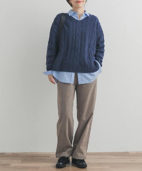 URBAN RESEARCH DOORS（アーバンリサーチドアーズ）の「『UR TECH』コーデュロイイージーパンツ（その他パンツ・レディース・ベージュ/アイボリー・MEDIUM/SMALL）」の6枚目の写真