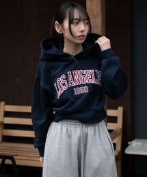 WEGO | WEGO/【26年春夏新作】グラフィックショートプルパーカー(パーカー)