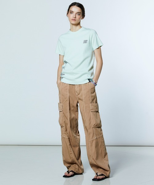 DOUBLE STANDARD CLOTHING(ダブルスタンダードクロージング)の「ツーバスダイドニット カーゴパンツ(カーゴパンツ・レディース・カーキ/ベージュ・36/38)」の16枚目の写真