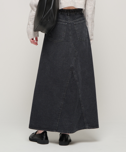 ROIDESROIS(ロワデロワ)の「マキシデニムロングスカート(ブラック)(スカート・レディース・その他・S/M/L)」の16枚目の写真