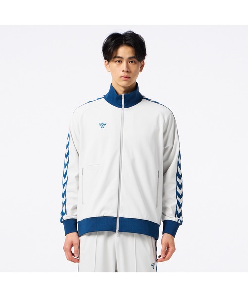 hummel（ヒュンメル）の「hummel/ヒュンメル HMP  ﾄﾗｯｸｼﾞｬｹｯﾄ（ジャージ・レディース・ブラック/ライトグレー/チェック・S/M/L/XL）」の9枚目の写真