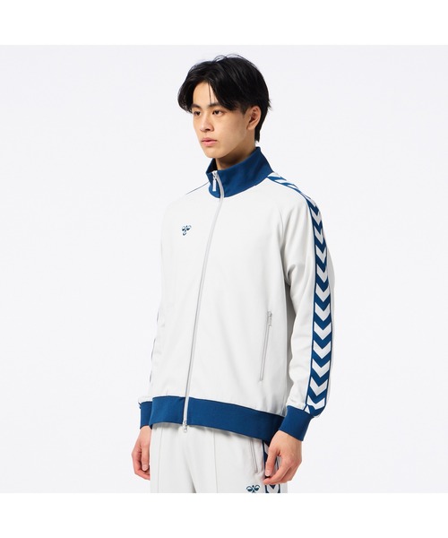 hummel（ヒュンメル）の「hummel/ヒュンメル HMP  ﾄﾗｯｸｼﾞｬｹｯﾄ（ジャージ・レディース・ブラック/ライトグレー/チェック・S/M/L/XL）」の10枚目の写真