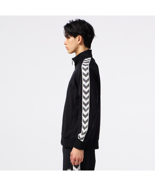 hummel（ヒュンメル）の「hummel/ヒュンメル HMP  ﾄﾗｯｸｼﾞｬｹｯﾄ（ジャージ・レディース・ブラック/ライトグレー/チェック・S/M/L/XL）」の7枚目の写真