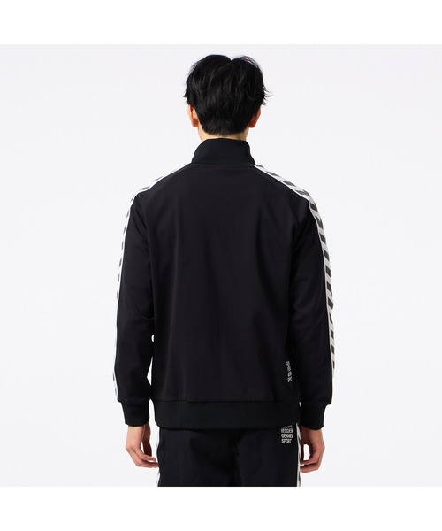 hummel（ヒュンメル）の「hummel/ヒュンメル HMP  ﾄﾗｯｸｼﾞｬｹｯﾄ（ジャージ・レディース・ブラック/ライトグレー/チェック・S/M/L/XL）」の8枚目の写真