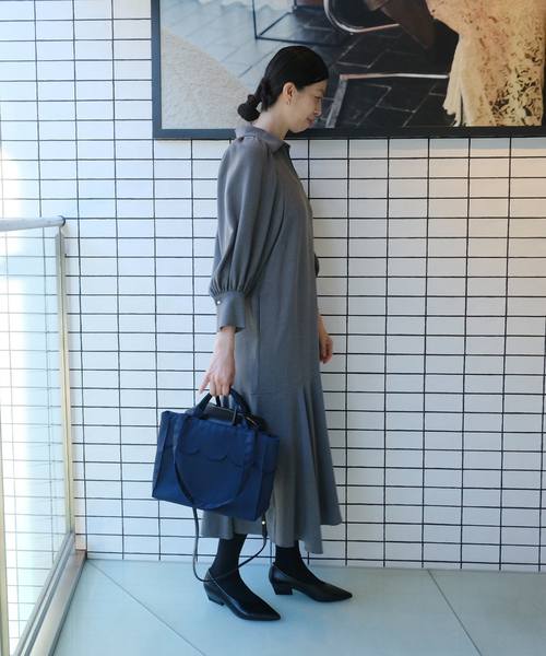 IENA ENFANT（イエナアンファン）の「【MARONENONFEE/マーロンエノンフィ】別注パレルモスモール（トートバッグ・レディース・ネイビー/ブラック・FREE）」の4枚目の写真