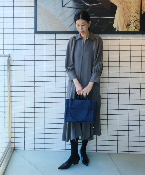 IENA ENFANT（イエナアンファン）の「【MARONENONFEE/マーロンエノンフィ】別注パレルモスモール（トートバッグ・レディース・ネイビー/ブラック・FREE）」の6枚目の写真