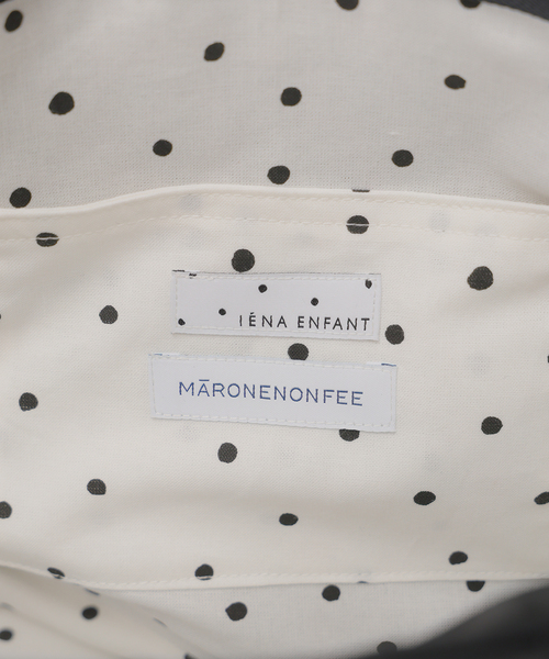 IENA ENFANT(イエナアンファン)の「【MARONENONFEE/マーロンエノンフィ】別注パレルモスモール(トートバッグ・レディース・ネイビー/ブラック・FREE)」の16枚目の写真