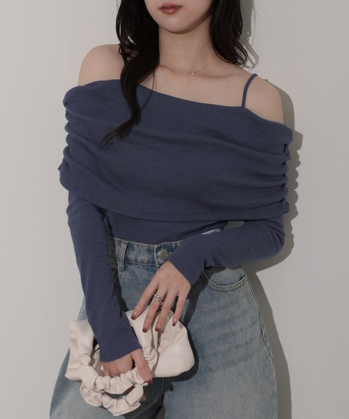 Fit more｜フィットモア（レディース）のその他トップス（ブルー