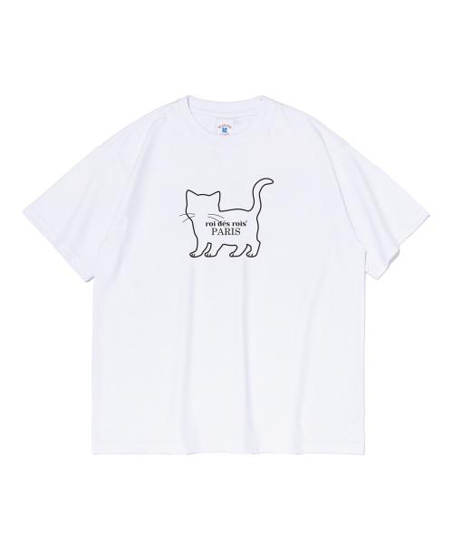 ROIDESROIS(ロワデロワ)の「パリシャプリンティング 半袖Tシャツ (ホワイト)(Tシャツ/カットソー・レディース・その他・2XL/S/M/L/XL)」の1枚目の写真