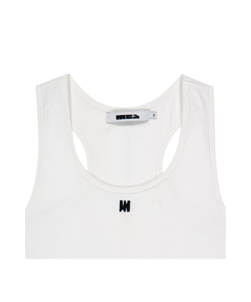 MEA（メア）の「LOGO TANK TOP [WHITE]（Tシャツ/カットソー・レディース・ホワイト・FREE）」の3枚目の写真