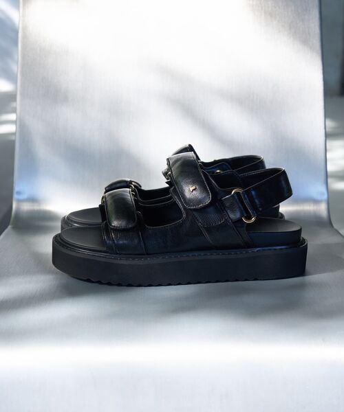 パデットフラットサンダル（サンダル）｜LANVIN en Bleu（ランバンオン