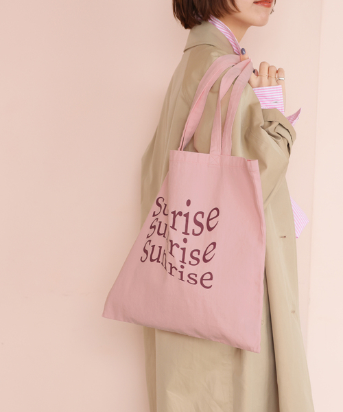 JOURNAL STANDARD relume(ジャーナルスタンダード レリューム)の「ONE DAY トートバッグ(トートバッグ・レディース・ブルー系その他/ブラウン/グリーン/ピンク系その他・FREE)」の4枚目の写真