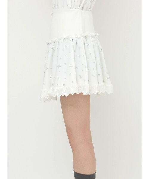 CALNAMUR(カルナムール)の「2wayスウェットミニスカート(スカート・レディース・グレー/ネイビー/ホワイト・FREE)」の6枚目の写真