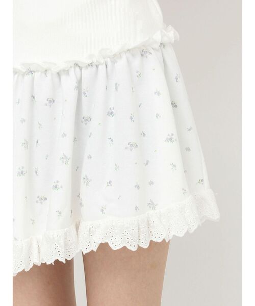 CALNAMUR(カルナムール)の「2wayスウェットミニスカート(スカート・レディース・グレー/ネイビー/ホワイト・FREE)」の9枚目の写真