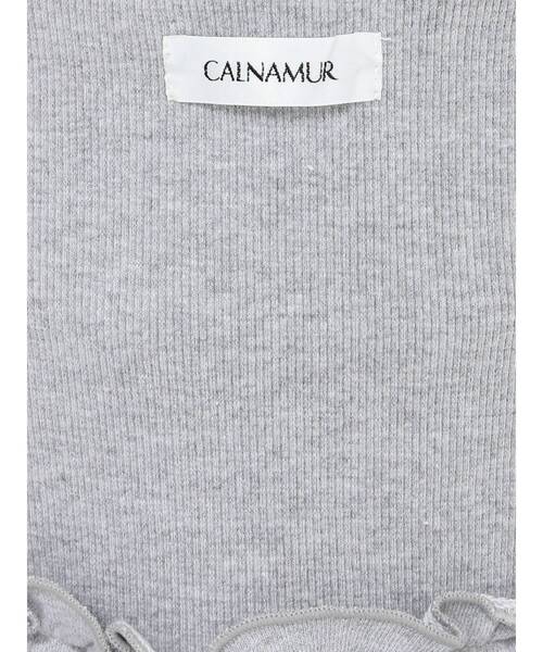 CALNAMUR(カルナムール)の「2wayスウェットミニスカート(スカート・レディース・グレー/ネイビー/ホワイト・FREE)」の14枚目の写真