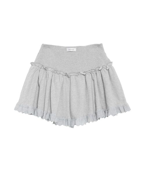 CALNAMUR(カルナムール)の「2wayスウェットミニスカート(スカート・レディース・グレー/ネイビー/ホワイト・FREE)」の17枚目の写真