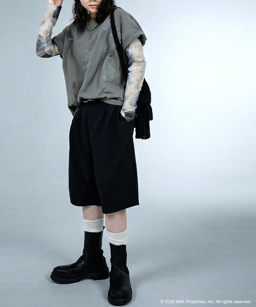 antiqua(アンティカ)の「NBA公式 ロゴ刺繍 Tシャツ(Tシャツ/カットソー・レディース・ダークグレー/ホワイト系その他/ホワイト/ブラック系その他/グレー系その他/ブラック・R/P)」の21枚目の写真