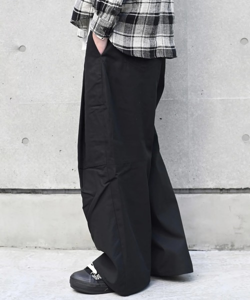 SHINYAKOZUKA(シンヤコヅカ)の「【SHINYAKOZUKA/シンヤコズカ】Hi BAGGY(その他パンツ・メンズ・ブラック/ベージュ・M/S)」の3枚目の写真
